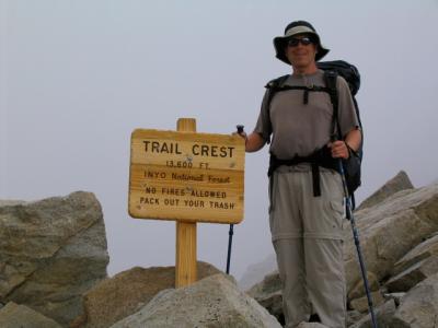Curtis at Trail Crest